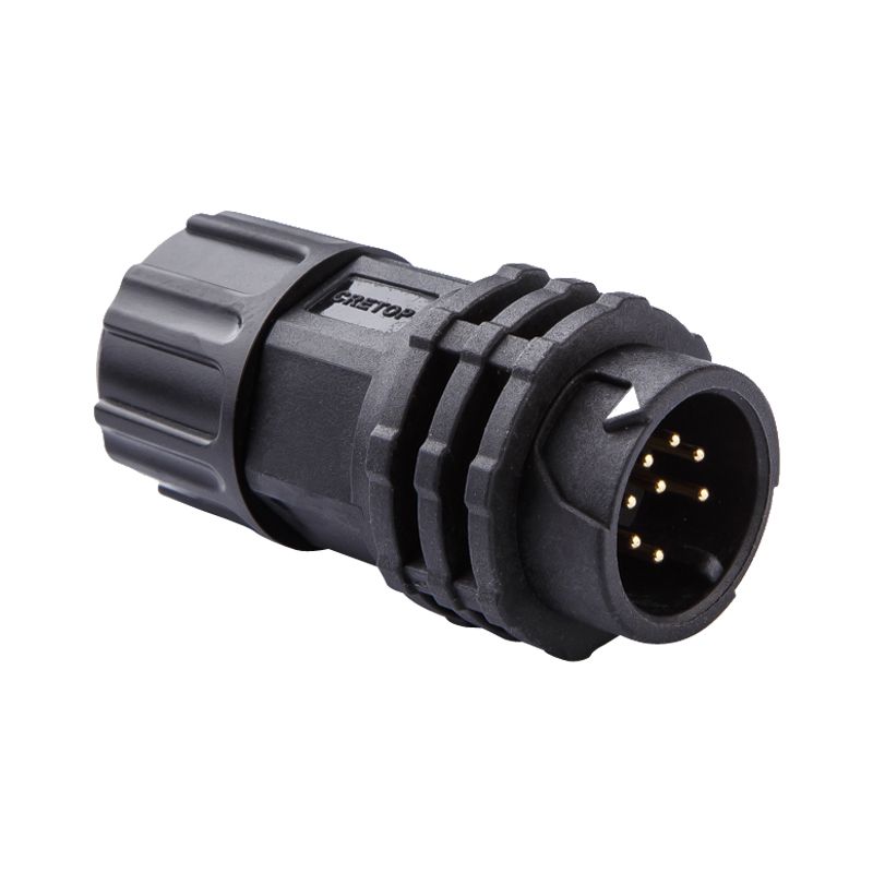 Waterdichte connector met 2 aansluitingen IP67